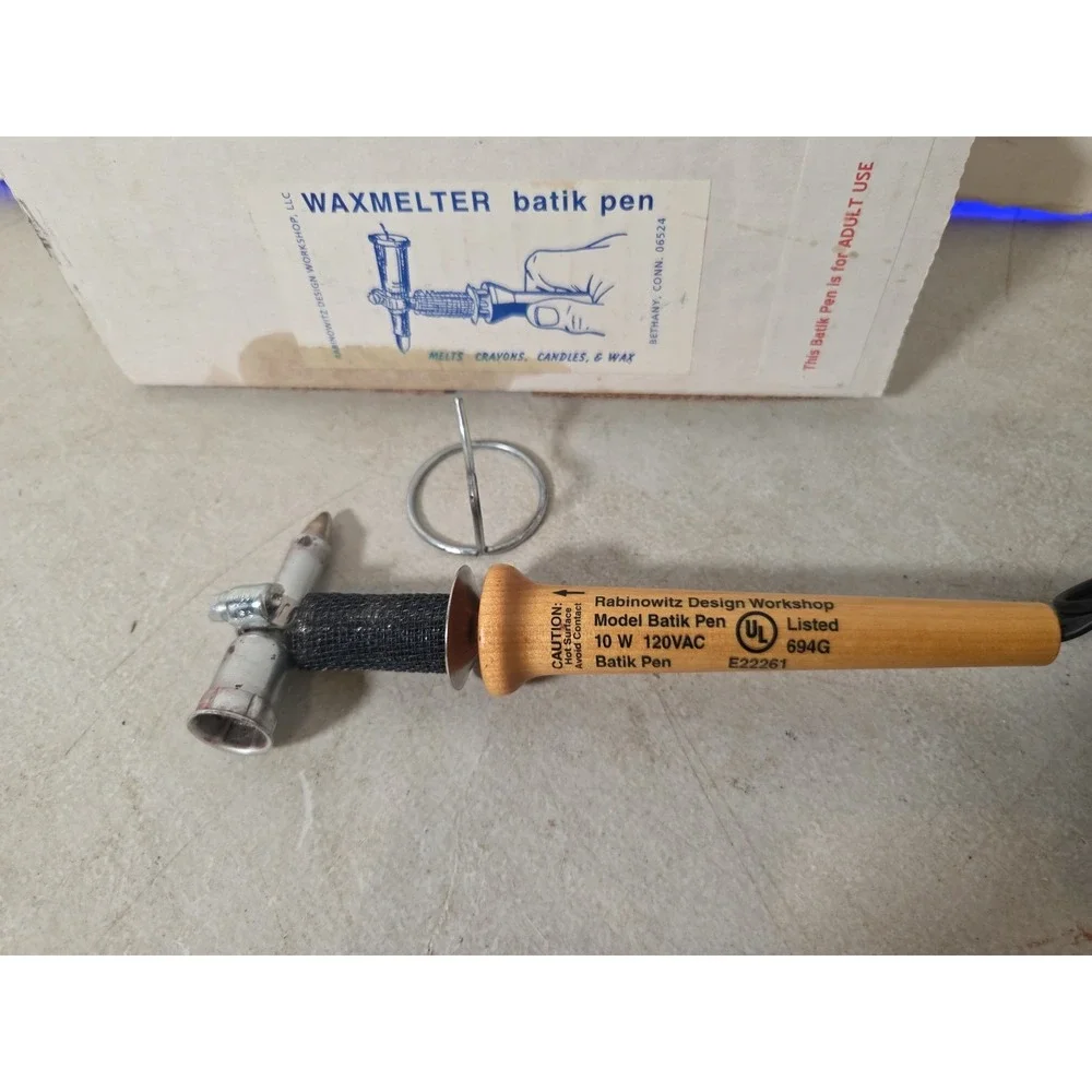 Rabinowitz Design Workshop  Waxmelter Batik Pen Melts Crayons Candle  & Wax